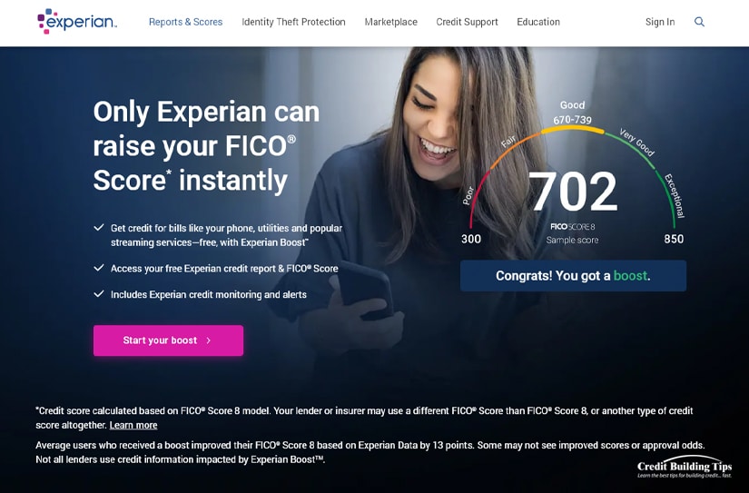 Experian Boost Program