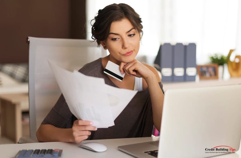 Woman Reviewing Credit Report