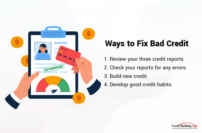 Ways to Fix Bad Credit