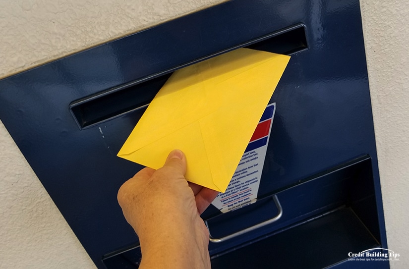 Person Sending a Letter