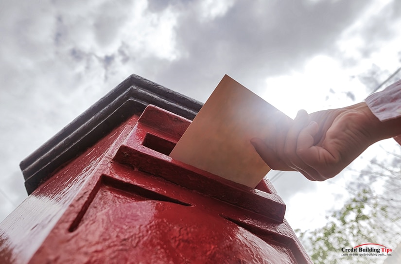 Person Mailing a Letter