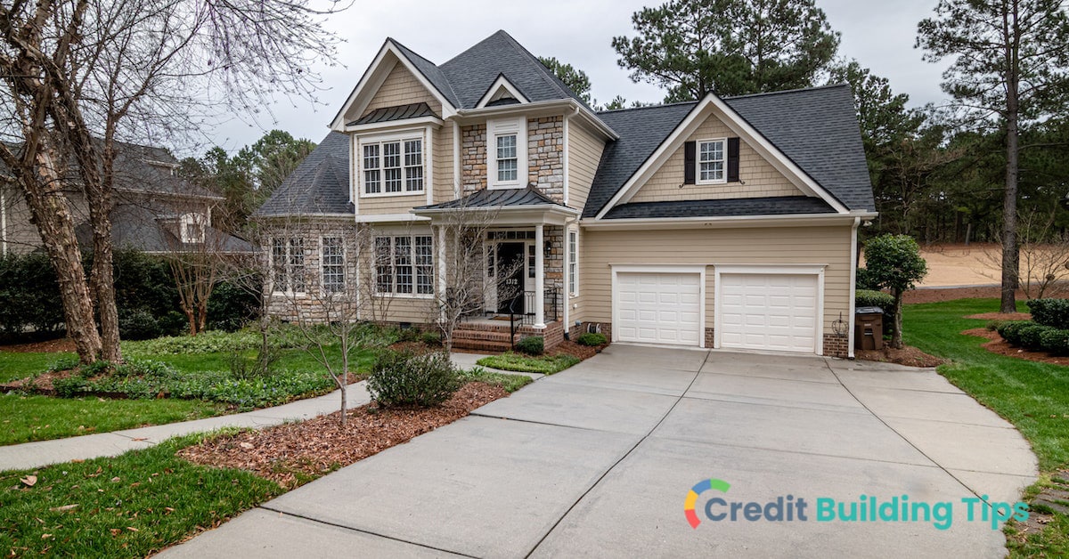 suburban home bought with loan with 650 credit score