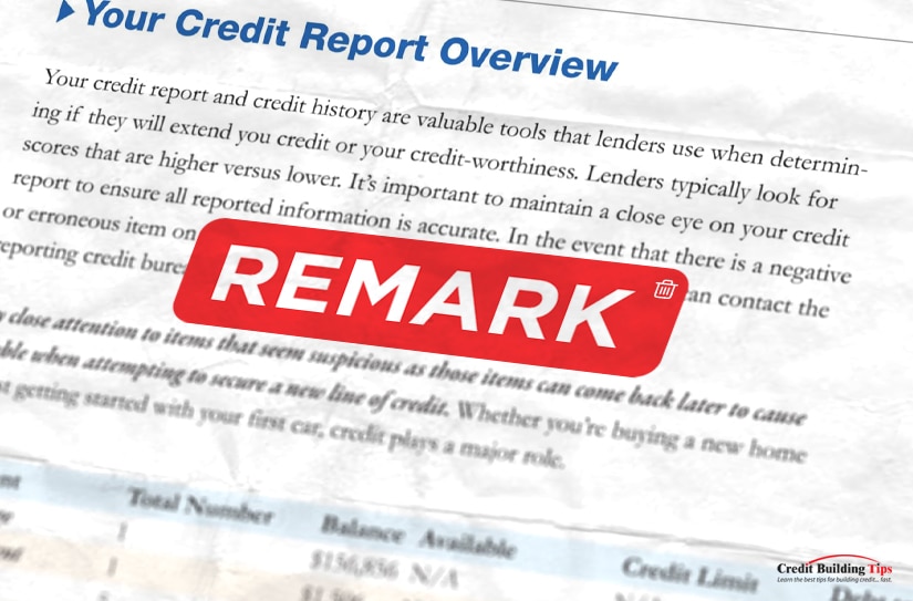 A Credit Report Remark