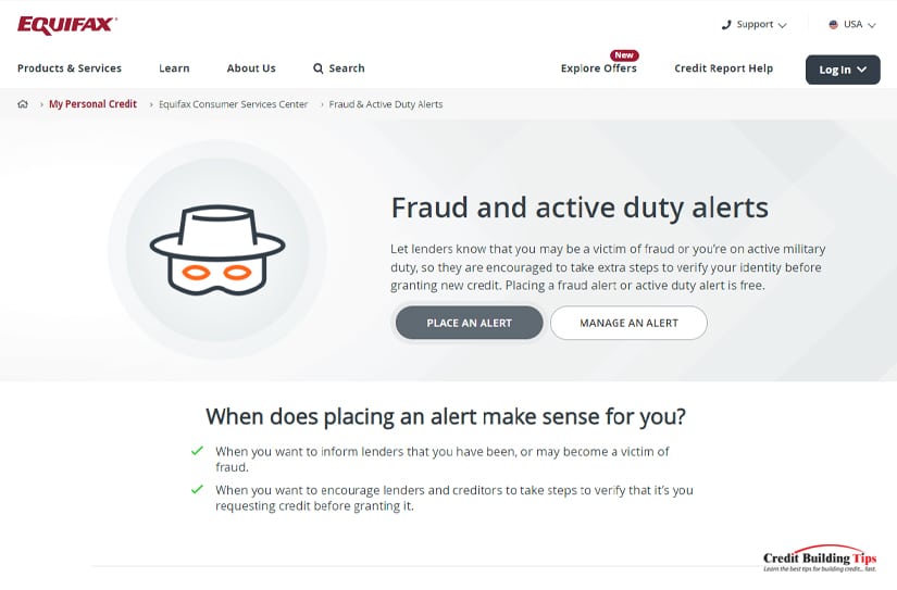 Equifax Fraud Alerts