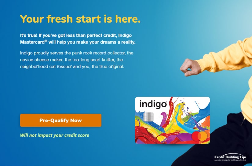 Indigo Unsecured Mastercard