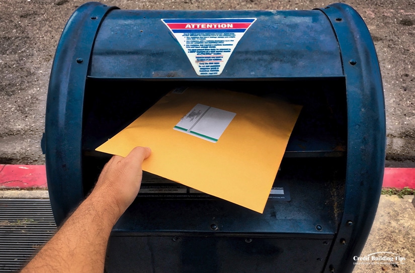 Person Sending Mail
