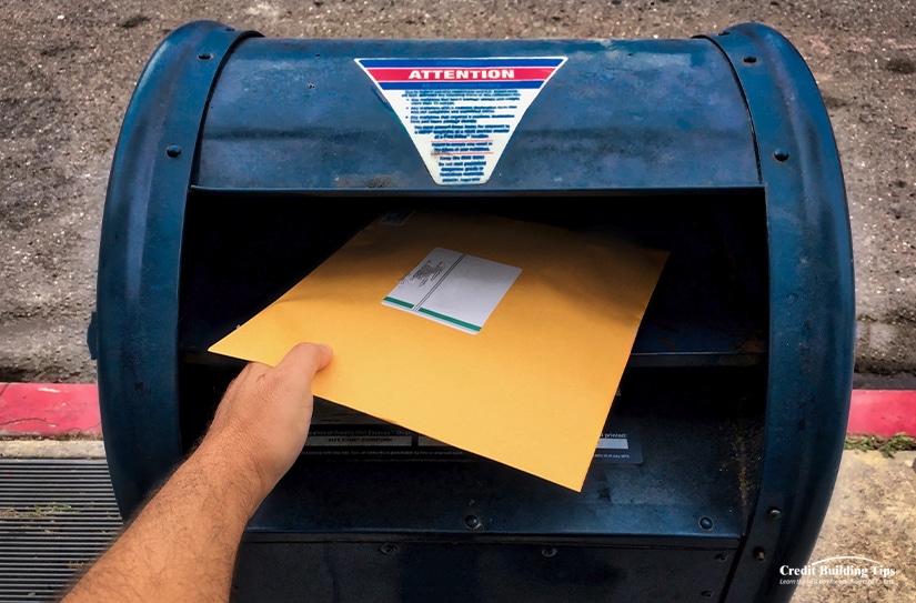 Person Sending Mail