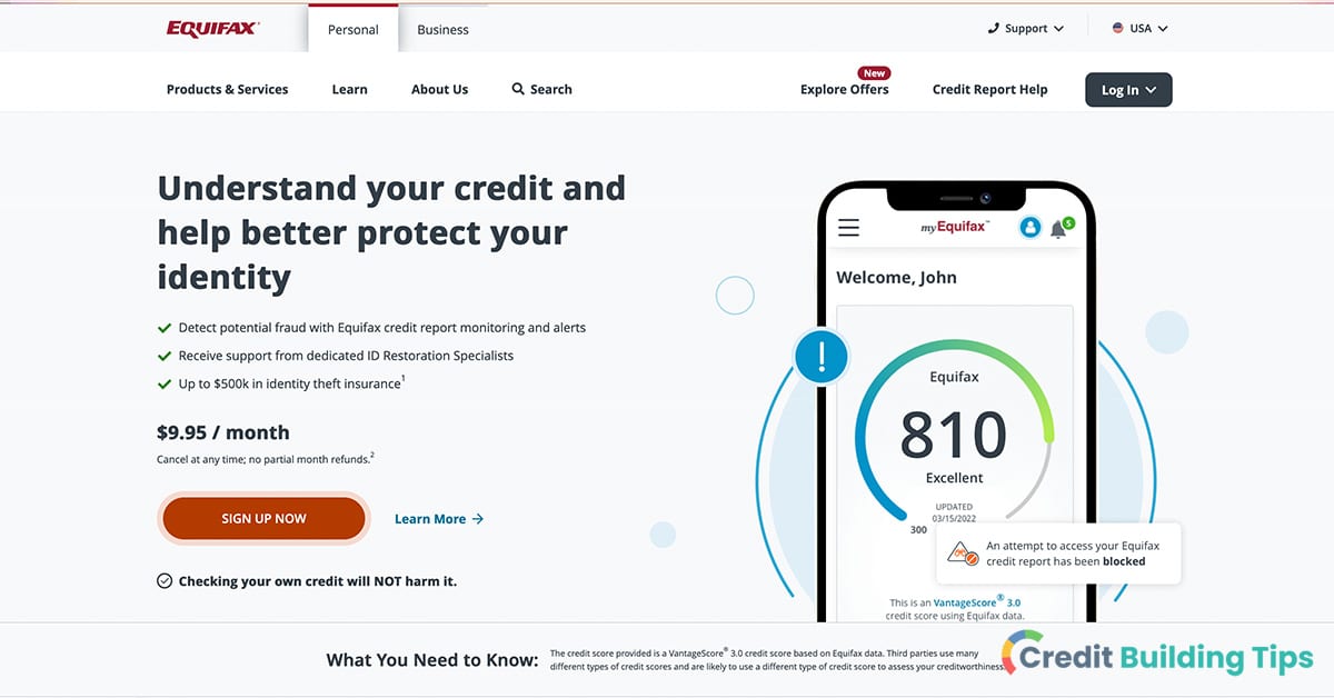 equifax homepage one of the credit bureaus that will update tradelines